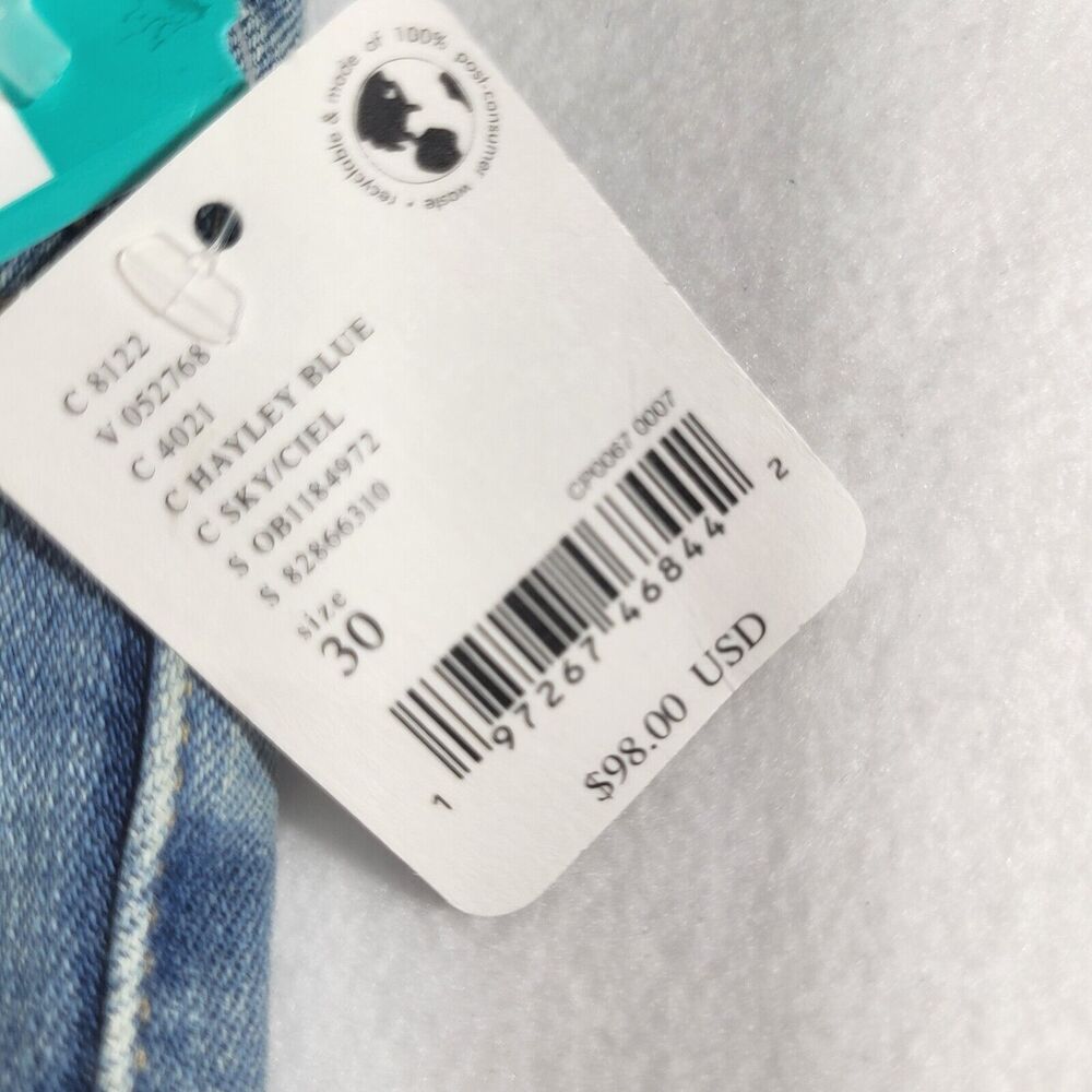 Free People We The Free Jayde Flare High Rise Jeans Women’s Size 30/10 Indigo - Picture 7 of 14